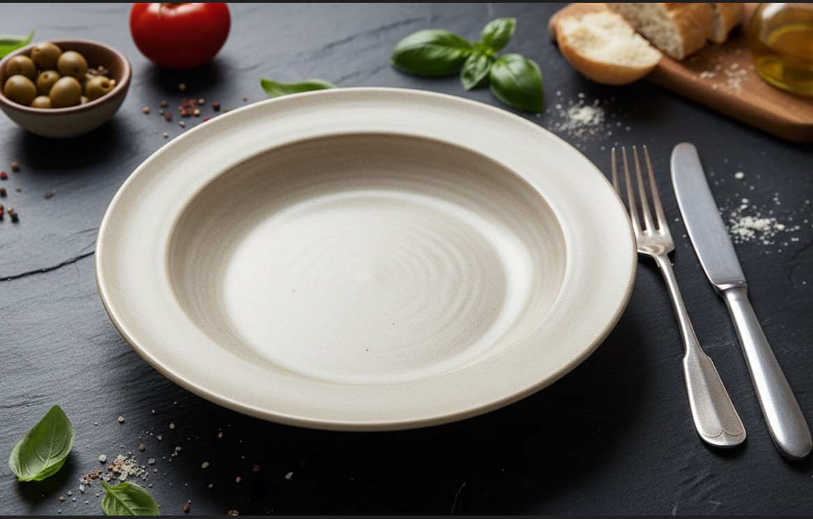 Artisan Pasta Plate Duo (Wide Rim) - Image 2