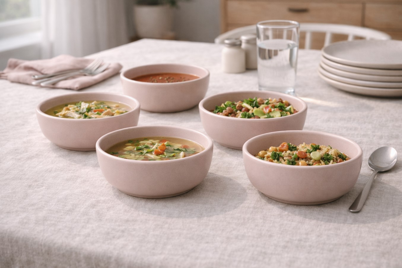 Minimalist Bowl Set (6 pcs) - Image 2