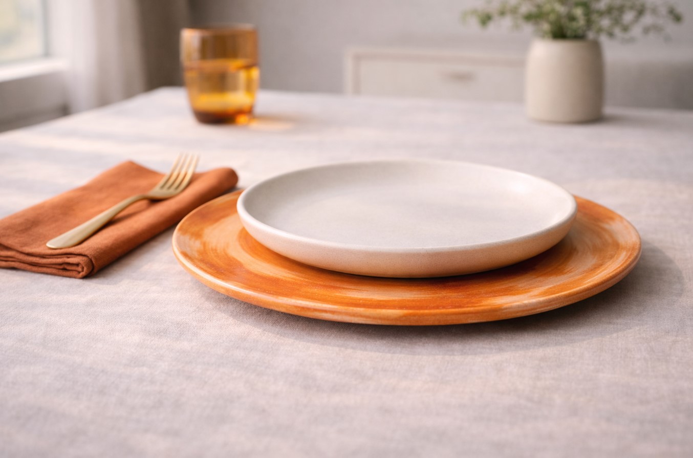 Hand-Painted Charger Plate (1 pc)